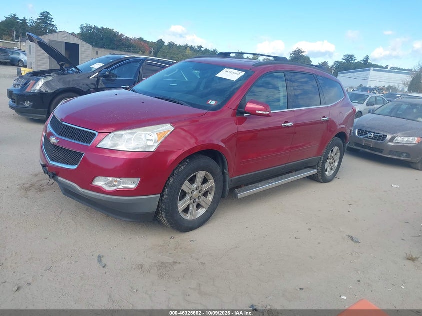 Vin: 1gnkvged6cj104710, lot: 46825915, chevrolet traverse 1lt 20122