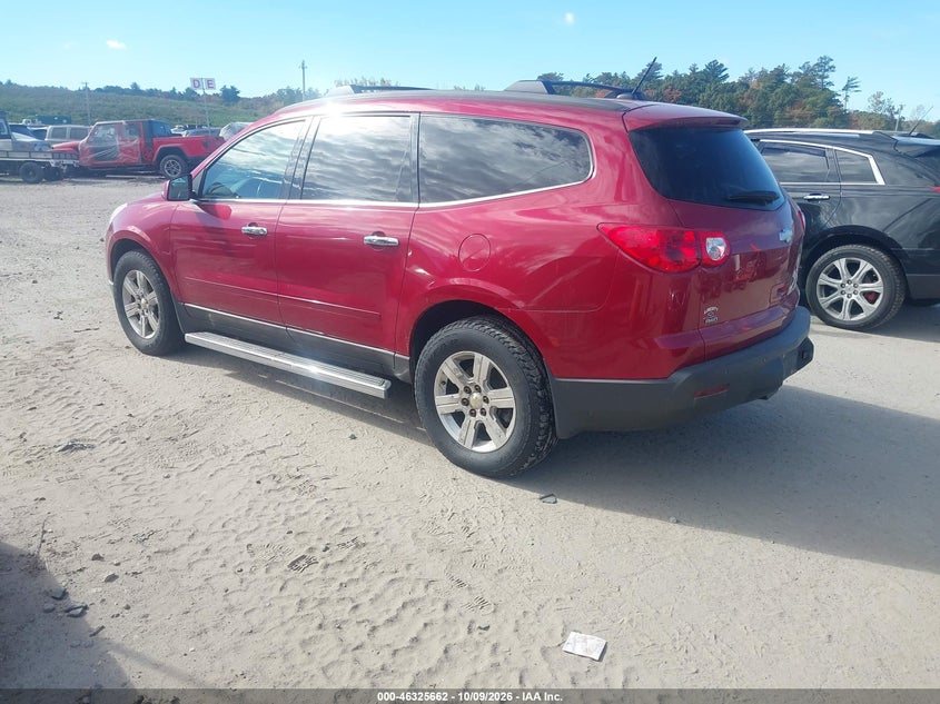 Vin: 1gnkvged6cj104710, lot: 46825915, chevrolet traverse 1lt 20123
