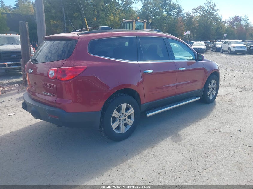 Vin: 1gnkvged6cj104710, lot: 46825915, chevrolet traverse 1lt 20124