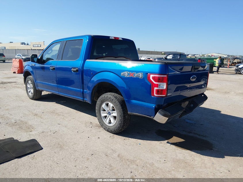 Vin: 1ftew1eb2jfb88281, lot: 46825942, ford f-150 xlt 20183