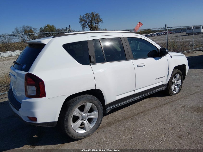 Vin: 1c4njdbb9gd635973, lot: 46825943, jeep compass sport 20164