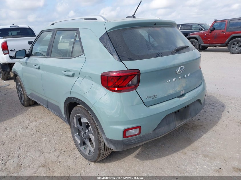 Vin: kmhrc8a38tu427294, lot: 46825958, hyundai venue sel 20263
