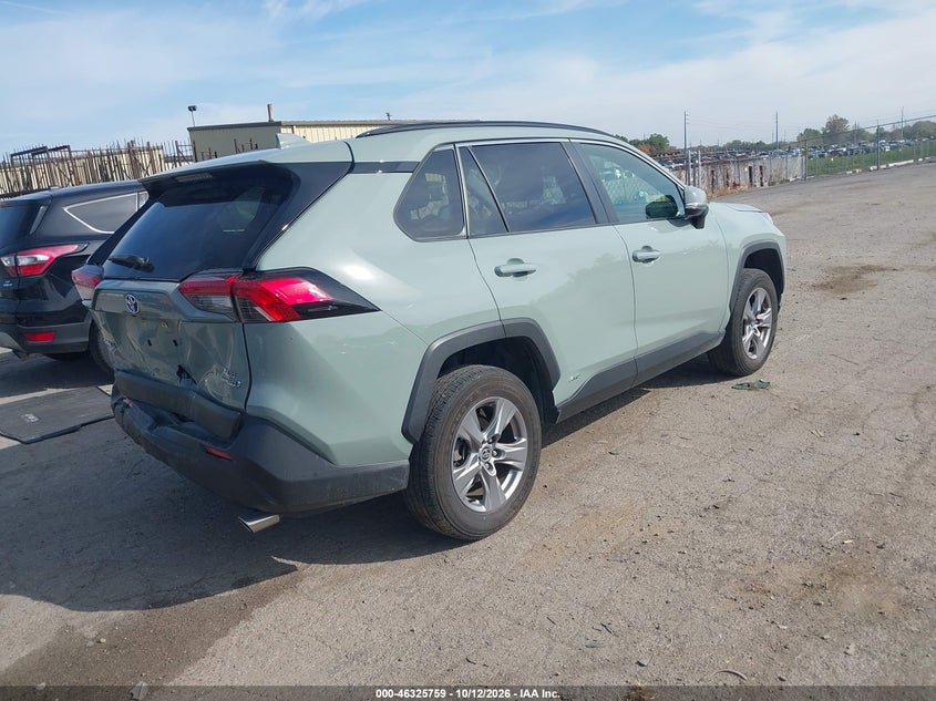 Vin: jtmrwrfvxpd183455, lot: 46826012, toyota rav4 hybrid xle 20234