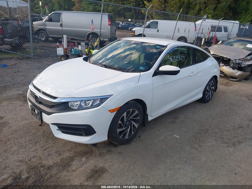 2016 Honda Civic Lx, Front End, IAAI, VIN 2HGFC4B53GH304626 — photo 2
