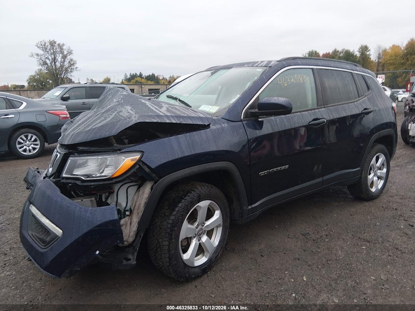 Vin: 3c4njdbb1lt219825, lot: 46826086, jeep compass latitude 4x4 20202