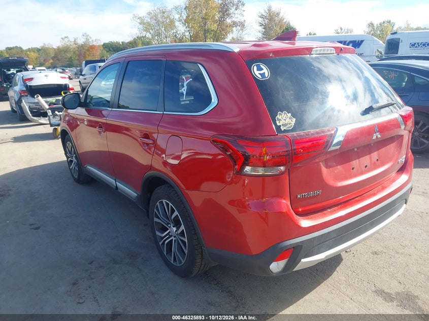 Vin: ja4ad3a32jz058900, lot: 46826146, mitsubishi outlander sel 20183