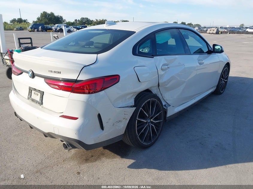 Vin: wba53ak05n7j82628, lot: 46826216, bmw 228 gran coupe i sdrive 20224