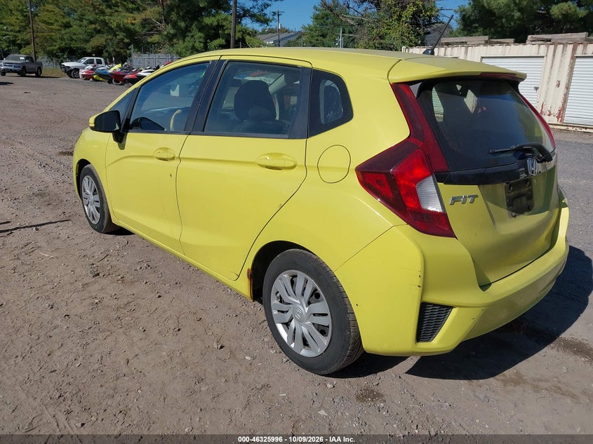 Vin: jhmgk5h54gx002338, lot: 46826249, honda fit lx 20163