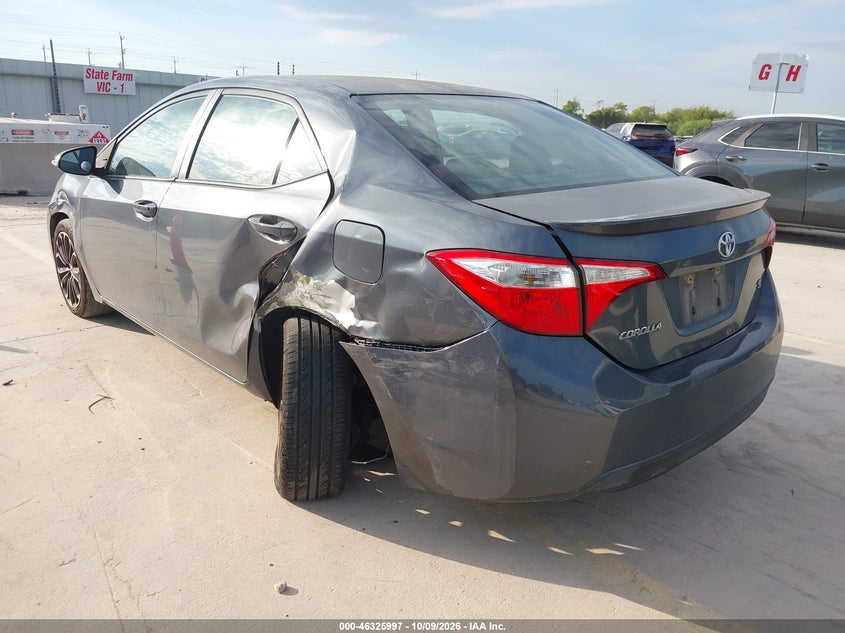 Vin: 5yfburhe1ep024001, lot: 46826250, toyota corolla s plus 20143