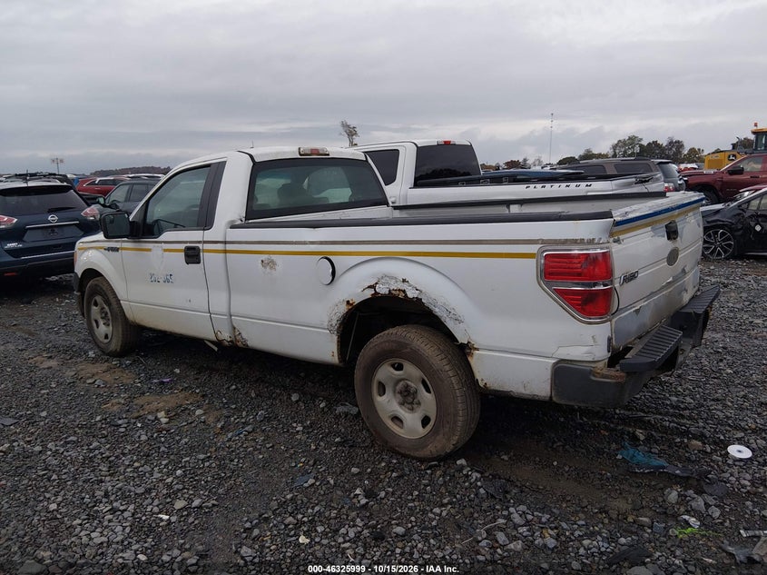 Vin: 1ftmf1cm1bkd13294, lot: 46826252, ford f-150 xl 20113