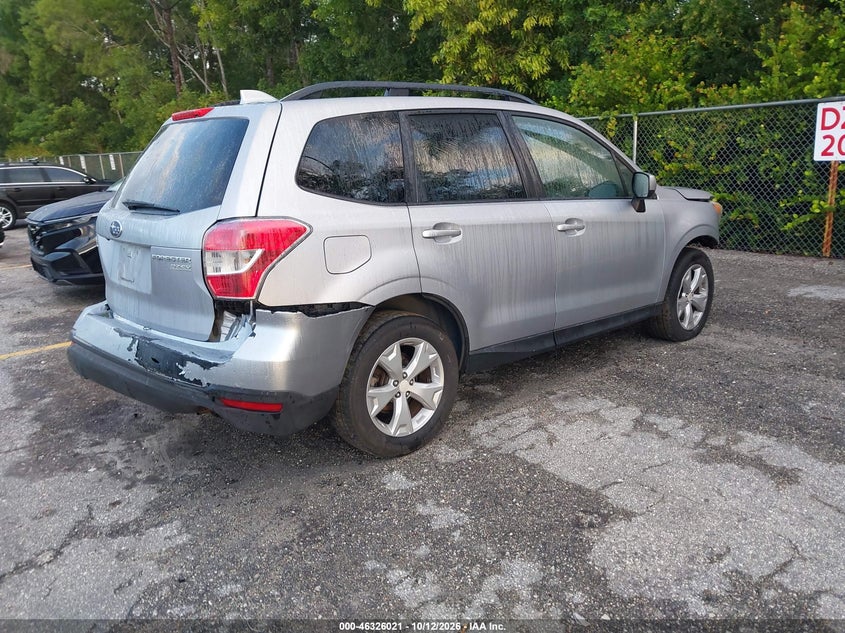 Vin: jf2sjadc6gh407091, lot: 46826274, subaru forester 2.5i premium 20164