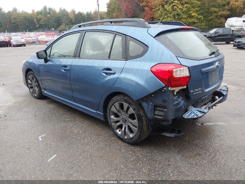 Vin: jf1gpat68fh293159, lot: 46826277, subaru impreza 2.0i sport premium 20153