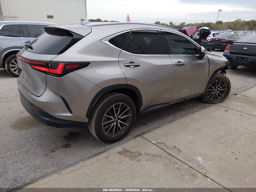 Vin: 2t2ggcez5nc007005, lot: 46826287, lexus nx 350 premium 20224
