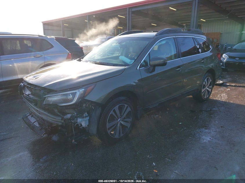 Vin: 4s4bsanc2j3232302, lot: 46826304, subaru outback 2.5i limited 20182