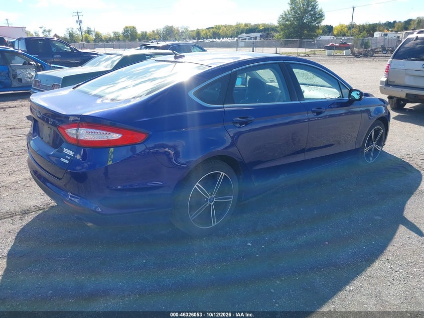 Vin: 1fa6p0hd4e5354892, lot: 46826306, ford fusion se 20144