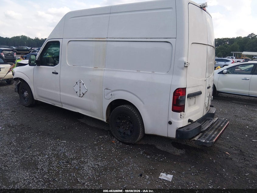 NISSAN NV 2500 2012 VIN 1N6BF0LX6CN112550