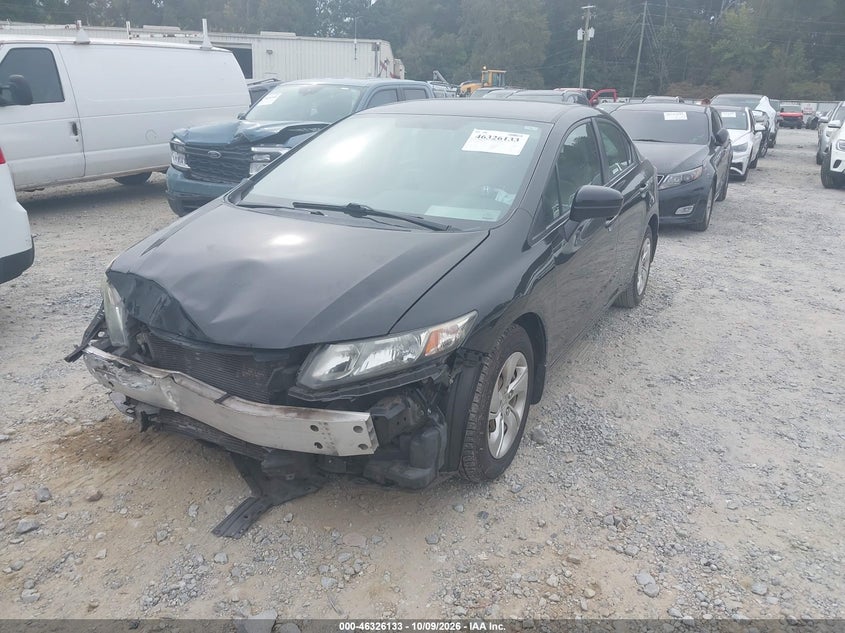 Vin: 19xfb2f5xfe061018, lot: 46826386, honda civic lx 20152