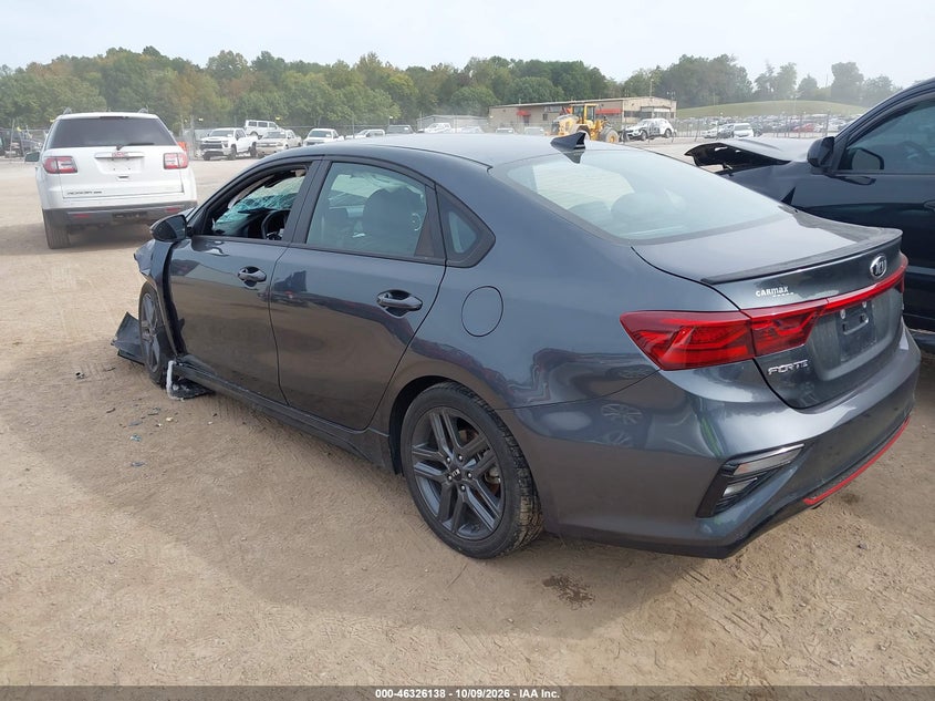 Vin: 3kpf34ad0me270515, lot: 46826391, kia forte gt-line 20213