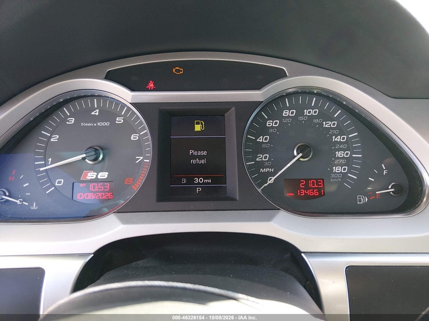 AUDI S6 2009 VIN WAUGN74F89N024891