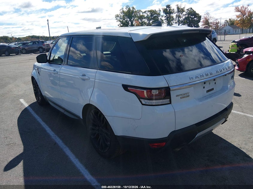 Vin: salwr2fe8ha131741, lot: 46826412, land rover range rover sport 5.0l v8 supercharged/5.0l v8 supercharged dynamic 20173