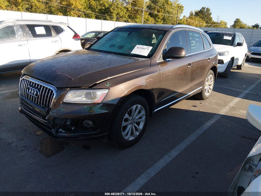 Vin: wa1lfafp3ea106038, lot: 46826424, audi q5 2.0t premium 20142