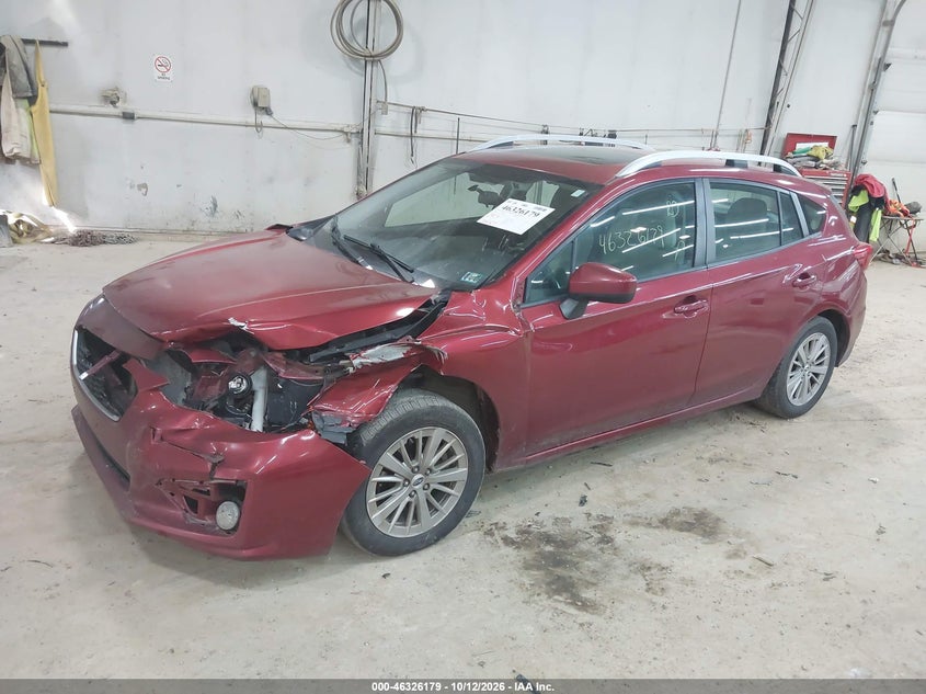 Vin: 4s3gtad66j3713656, lot: 46826432, subaru impreza 2.0i premium 20182