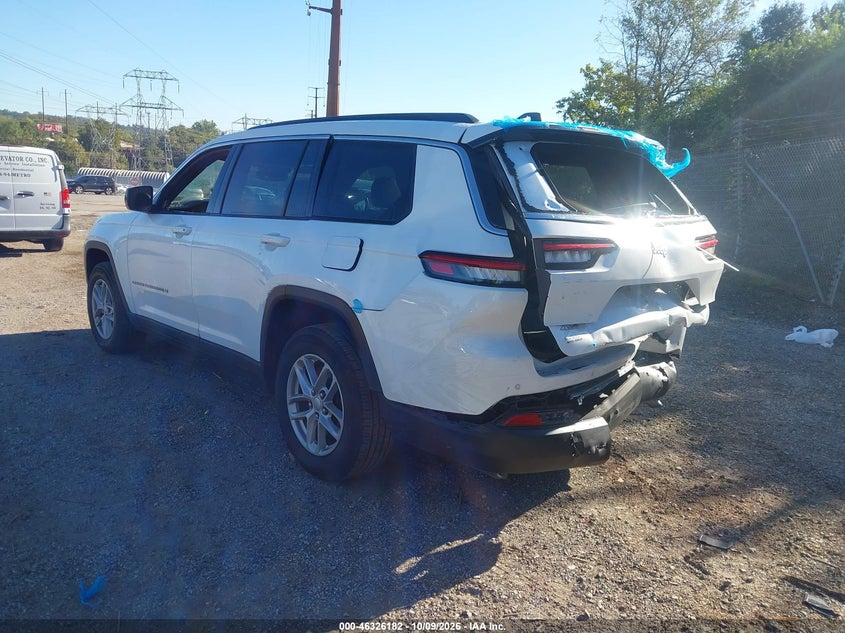 Vin: 1c4rjkag9r8580858, lot: 46826435, jeep grand cherokee l laredo x 4x4 20243