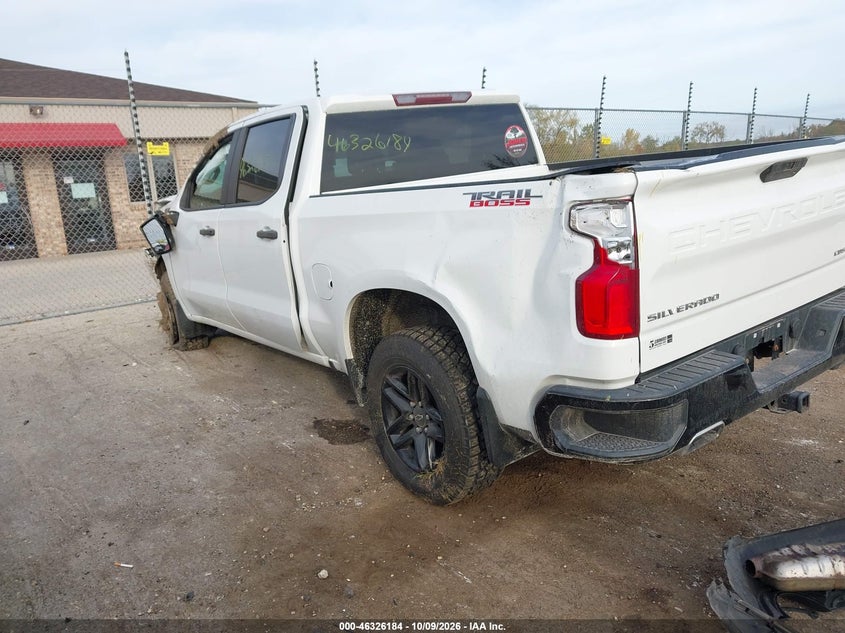 Vin: 1gcpycef6kz266711, lot: 46826436, chevrolet silverado 1500 custom trail boss 20193