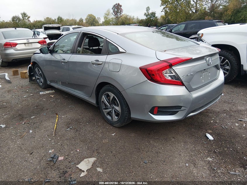Vin: 2hgfc2f68kh516325, lot: 46826447, honda civic lx 20193
