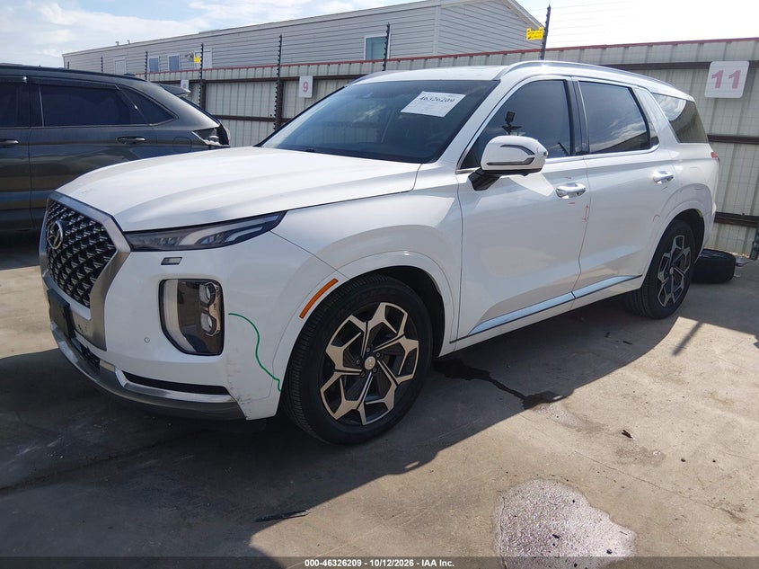 Vin: km8r74he6nu441458, lot: 46826462, hyundai palisade calligraphy 20222