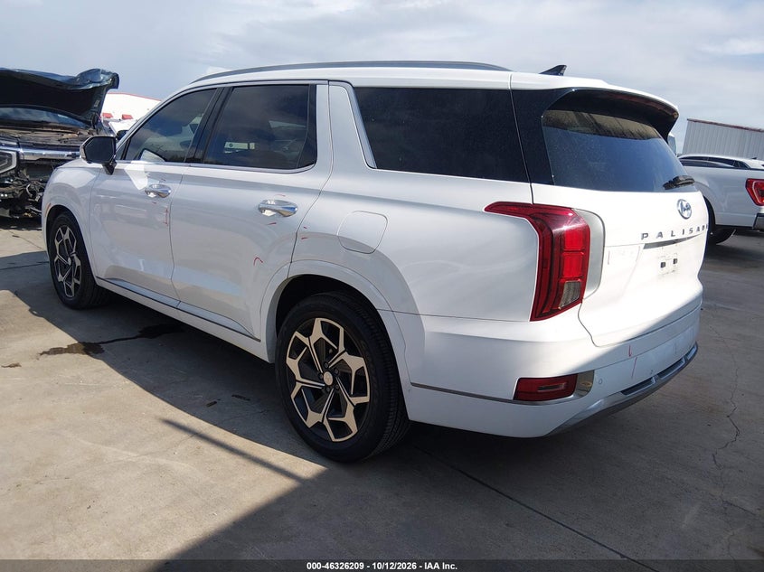 Vin: km8r74he6nu441458, lot: 46826462, hyundai palisade calligraphy 20223