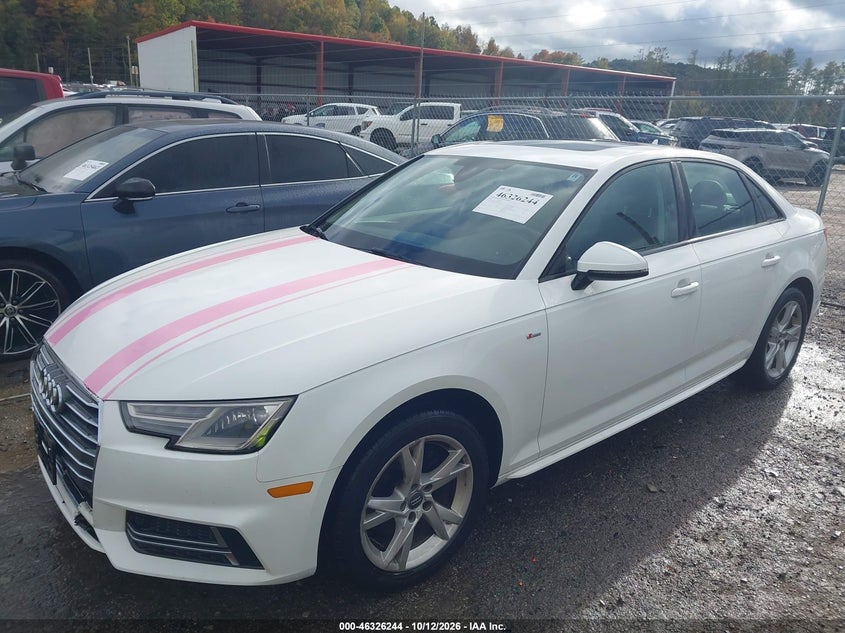 Vin: waukmaf49jn006961, lot: 46826497, audi a4 2.0t tech ultra premium/2.0t ultra premium 20182