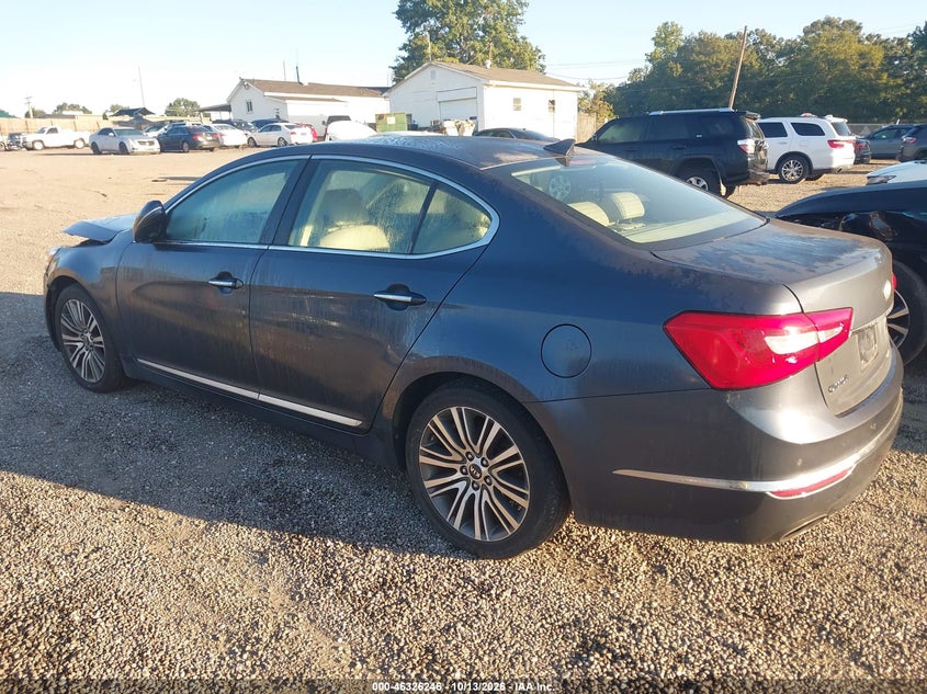 Vin: knaln4d7xe5145776, lot: 46826500, kia cadenza premium 20143