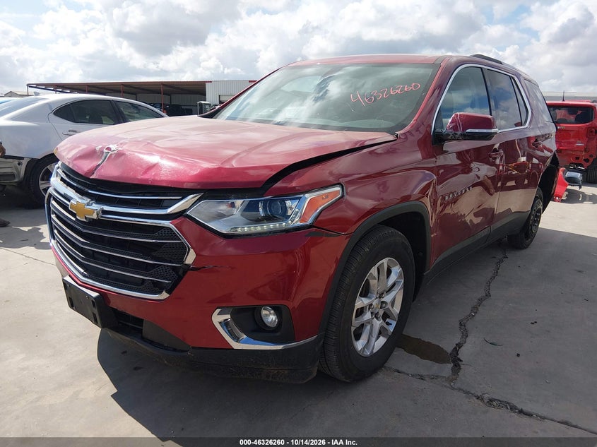 2018 Chevrolet Traverse 1Lt, Левый бок, IAAI, VIN 1GNERGKW9JJ253519 — фото 2