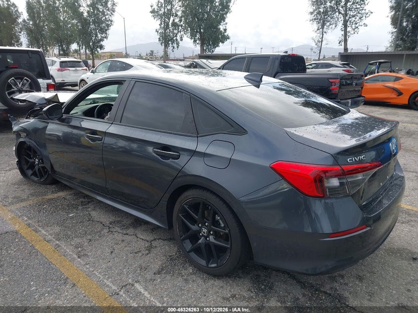 Vin: 2hgfe2f54rh506354, lot: 46826516, honda civic sport 20243