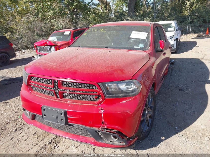 Vin: 1c4sdjct6hc797261, lot: 46826569, dodge durango r/t awd 20172