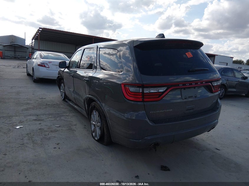 Vin: 1c4rdhdg6tc177222, lot: 46826583, dodge durango gt rwd 20263