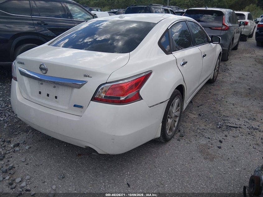 Vin: 1n4al3ap6ec124598, lot: 46826624, nissan altima 2.5 sl 20144