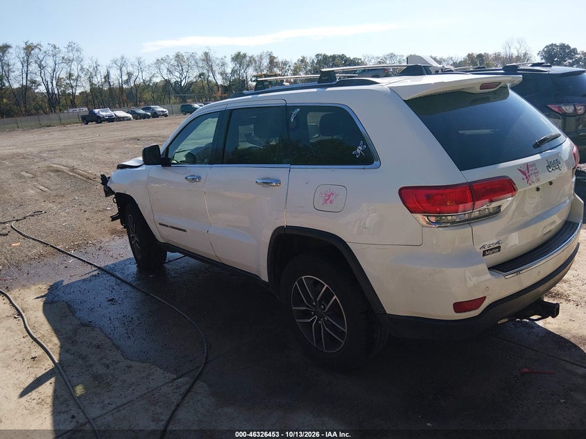Vin: 1c4rjfbg2kc526522, lot: 46826706, jeep grand cherokee limited 4x4 20193