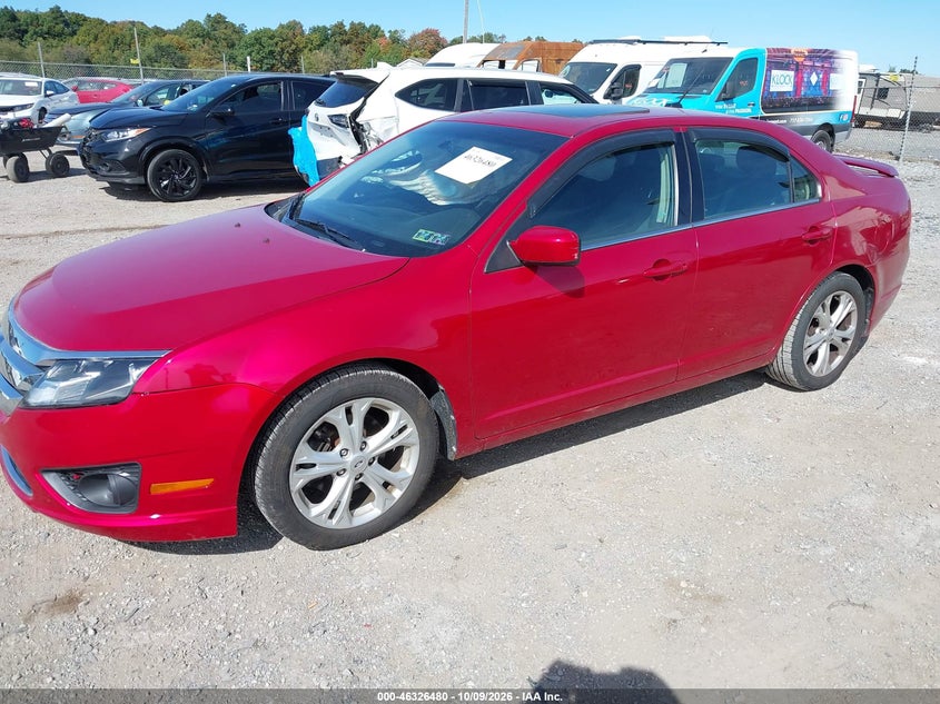 Vin: 3fahp0ha5cr234799, lot: 46826733, ford fusion se 20122