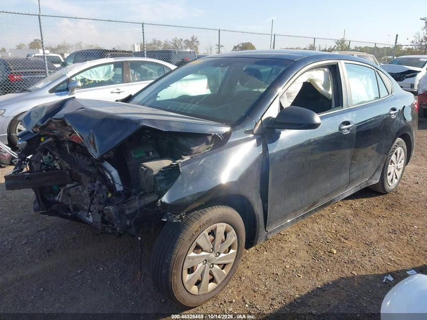 2018 Kia Rio Lx, Удар спереди, IAAI, VIN 3KPA24AB4JE071183 — фото 2