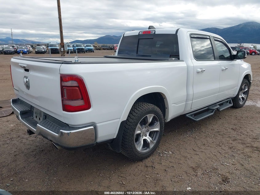 Vin: 1c6srfrt1kn774091, lot: 46826755, ram 1500 laramie  4x4 6'4 box 20194
