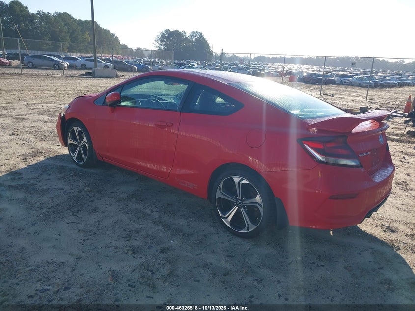 Vin: 2hgfg4a50fh703255, lot: 46826771, honda civic si 20153