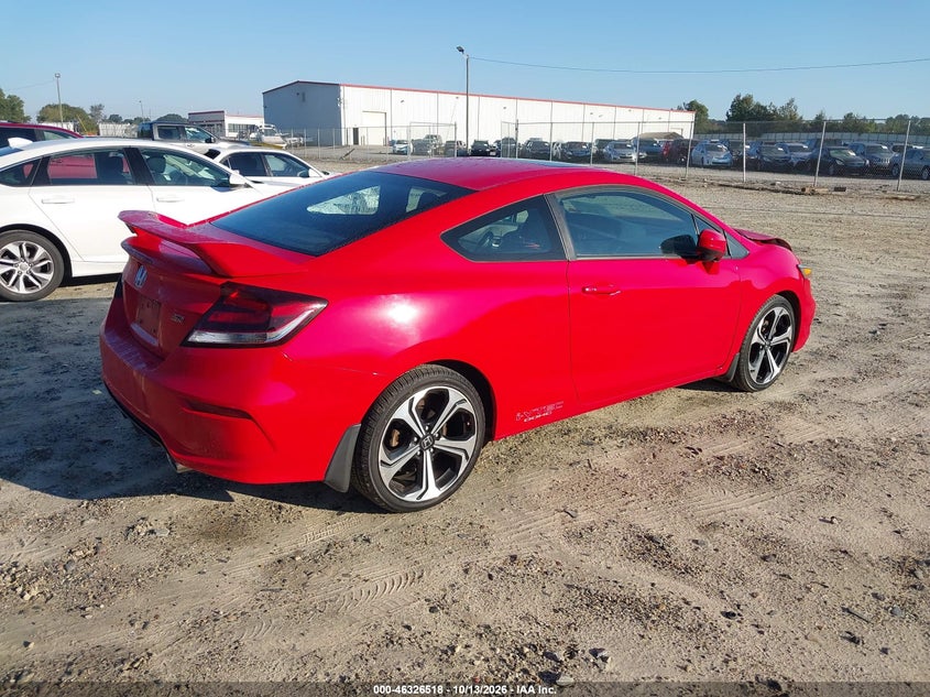 Vin: 2hgfg4a50fh703255, lot: 46826771, honda civic si 20154