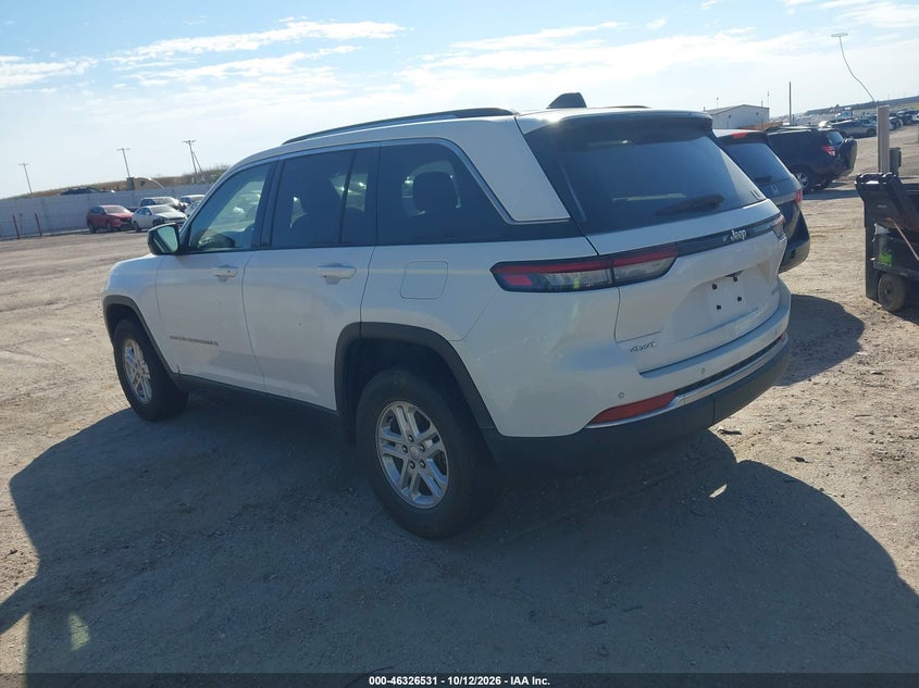 Vin: 1c4rjhag4pc525568, lot: 46826784, jeep grand cherokee laredo 4x4 20233