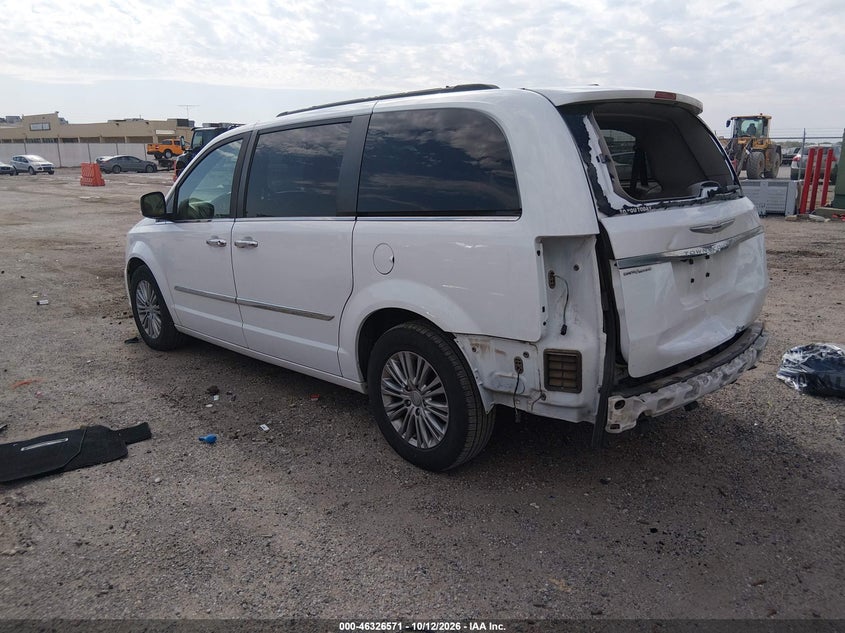 Vin: 2c4rc1cg7gr207661, lot: 46826824, chrysler town & country touring-l anniversary edition 20163