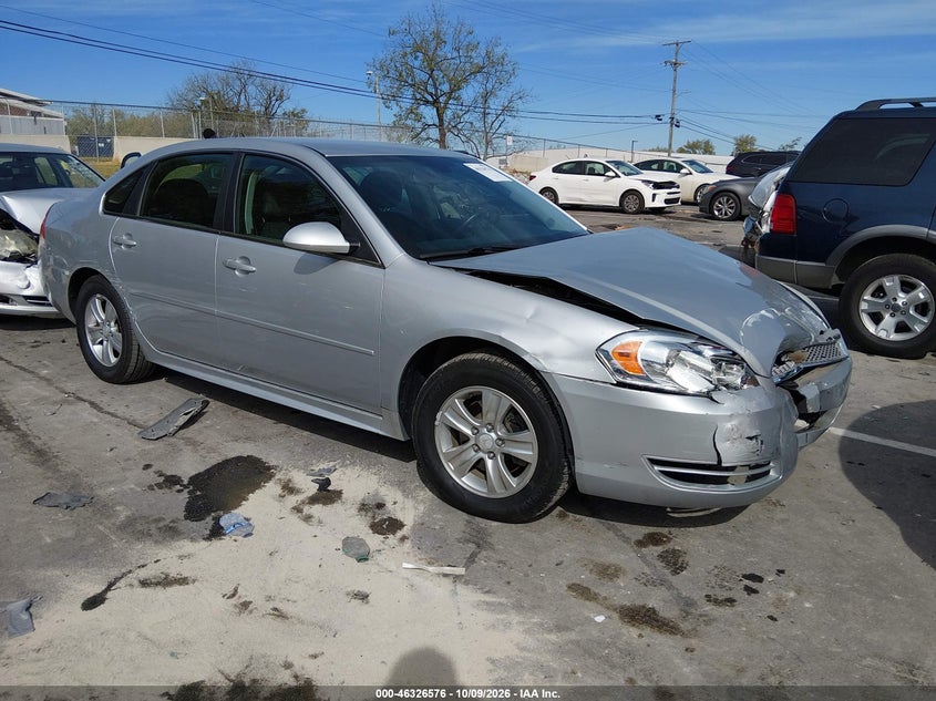 Vin: 2g1wa5e34c1219245, lot: 46826829, chevrolet impala ls 20121