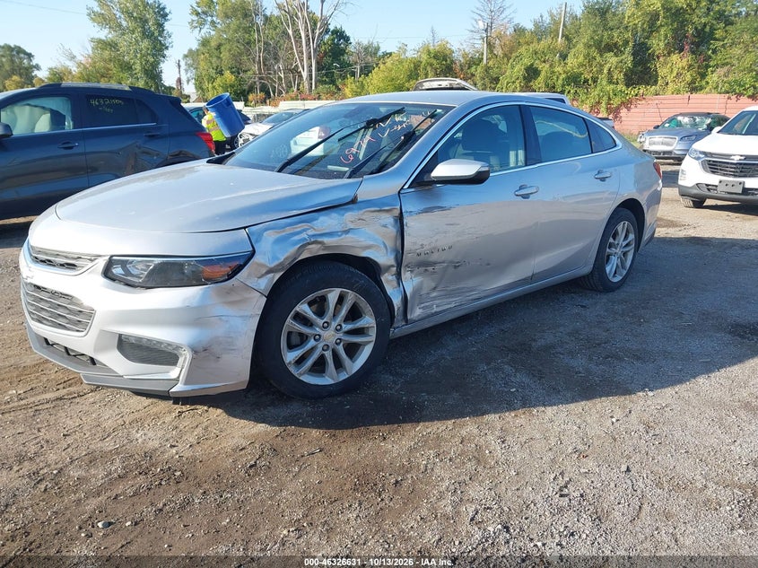 Vin: 1g1ze5stxgf346974, lot: 46826884, chevrolet malibu 1lt 20162
