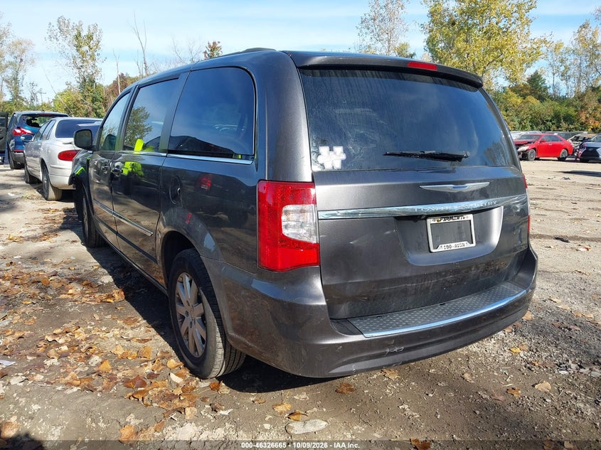 Vin: 2c4rc1bg8fr504910, lot: 46826917, chrysler town & country touring 20153