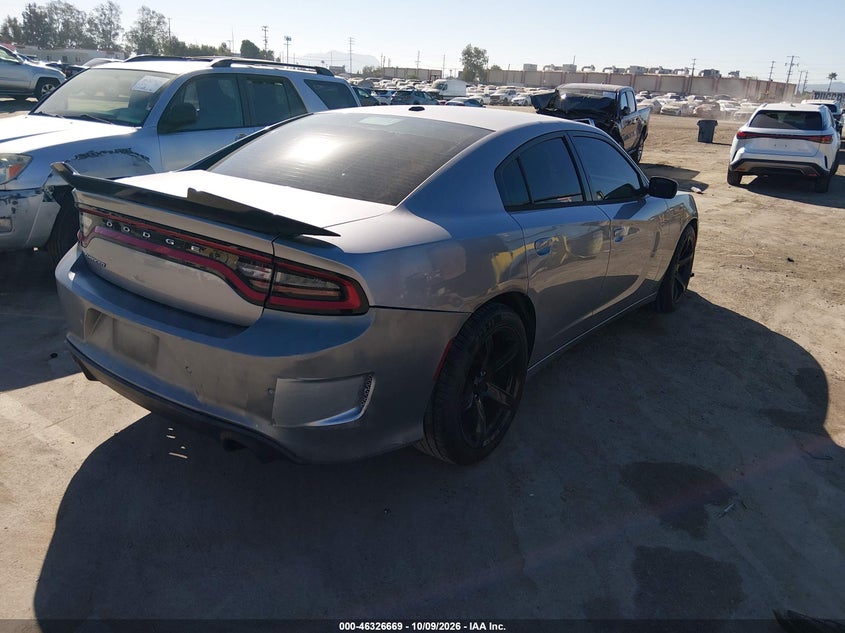 Vin: 2c3cdxbg2fh861922, lot: 46826922, dodge charger se 20154